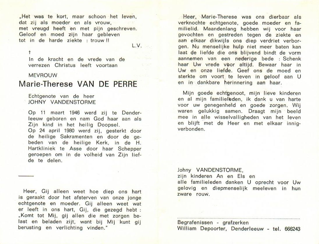 Van de Perre Marie-Therese