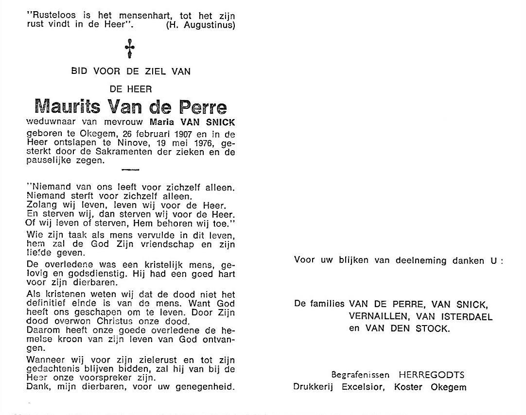 Van de Perre Maurits