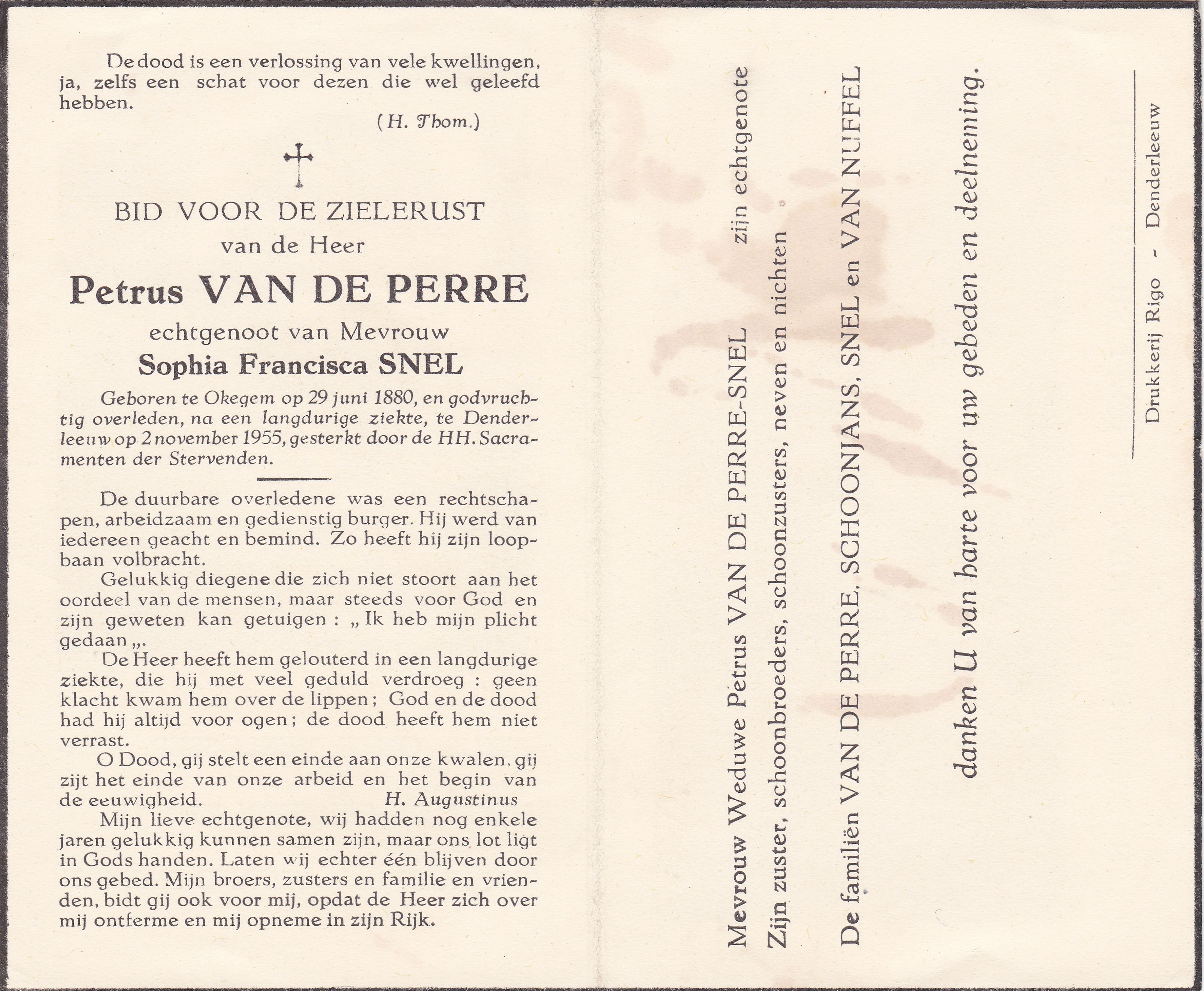 Van de Perre Petrus