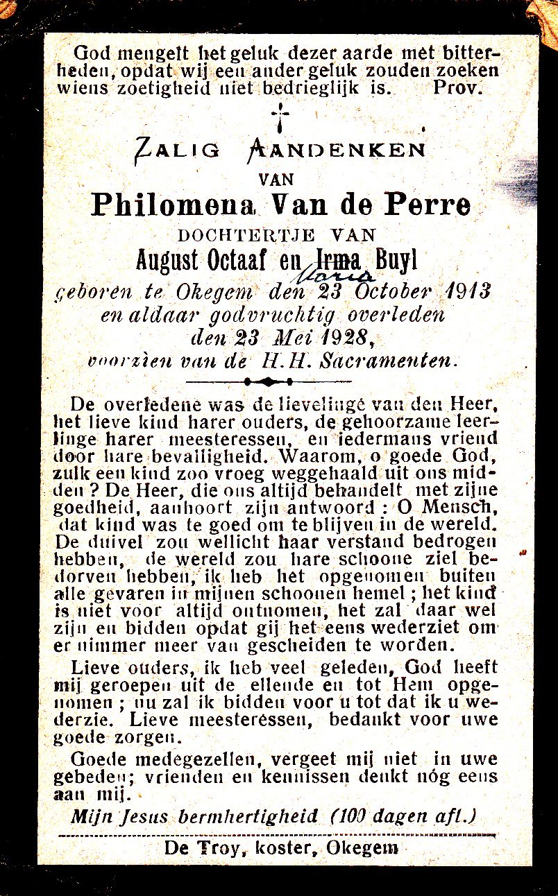 Van de Perre Philomena