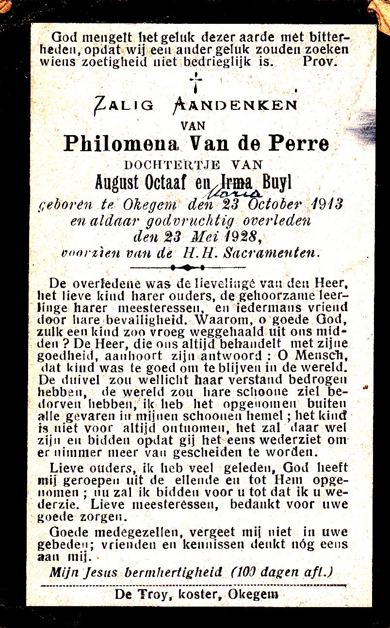 Van de Perre Philomena