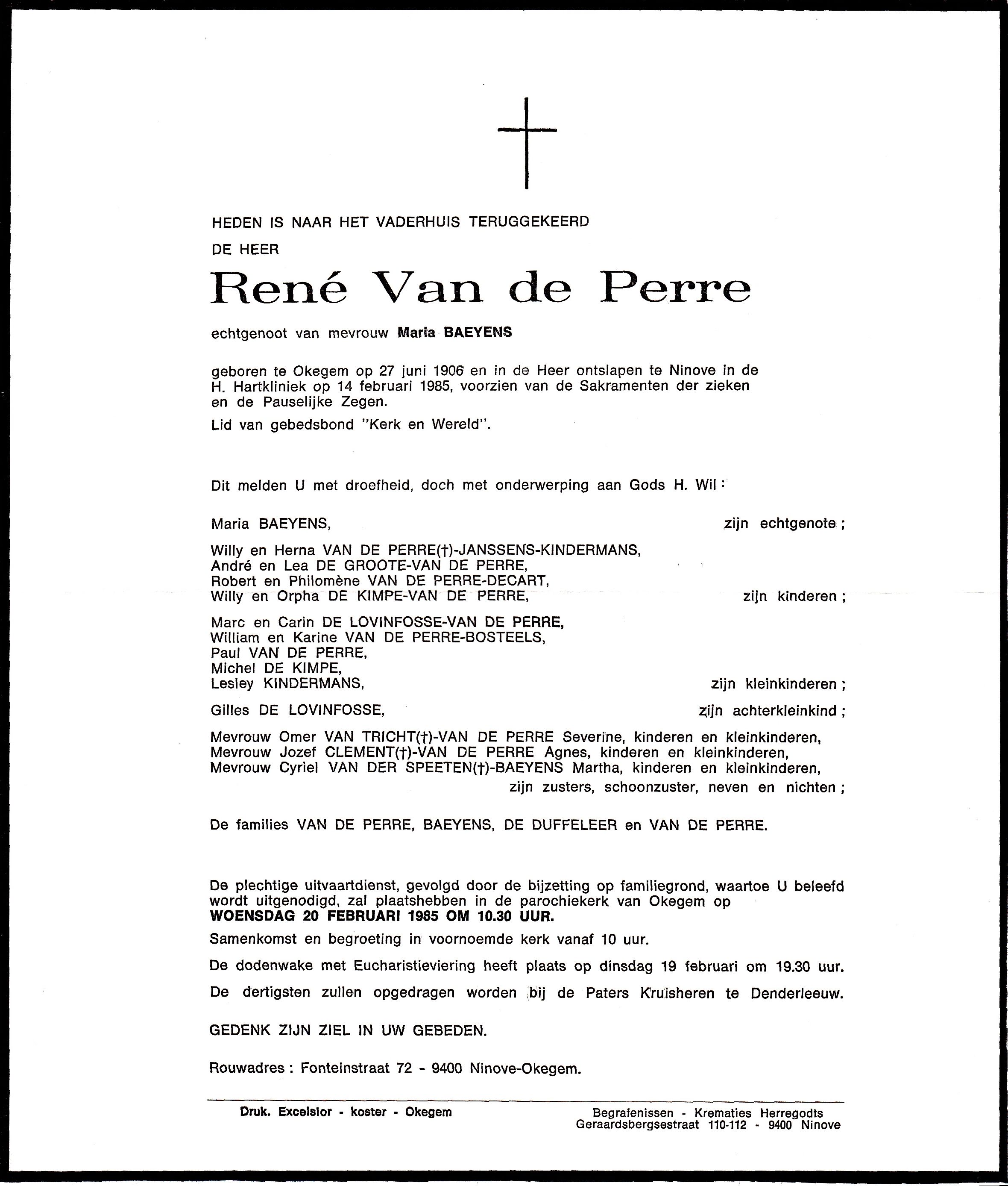 Van de Perre René  