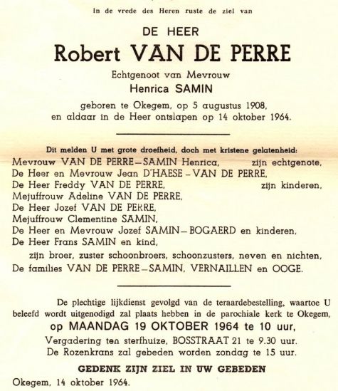 Van de Perre Robert  