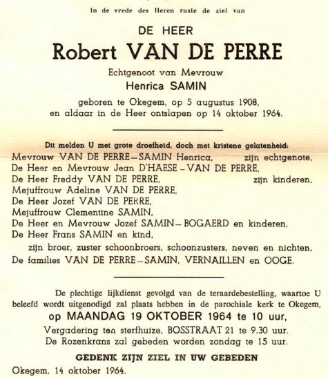 Van de Perre Robert  