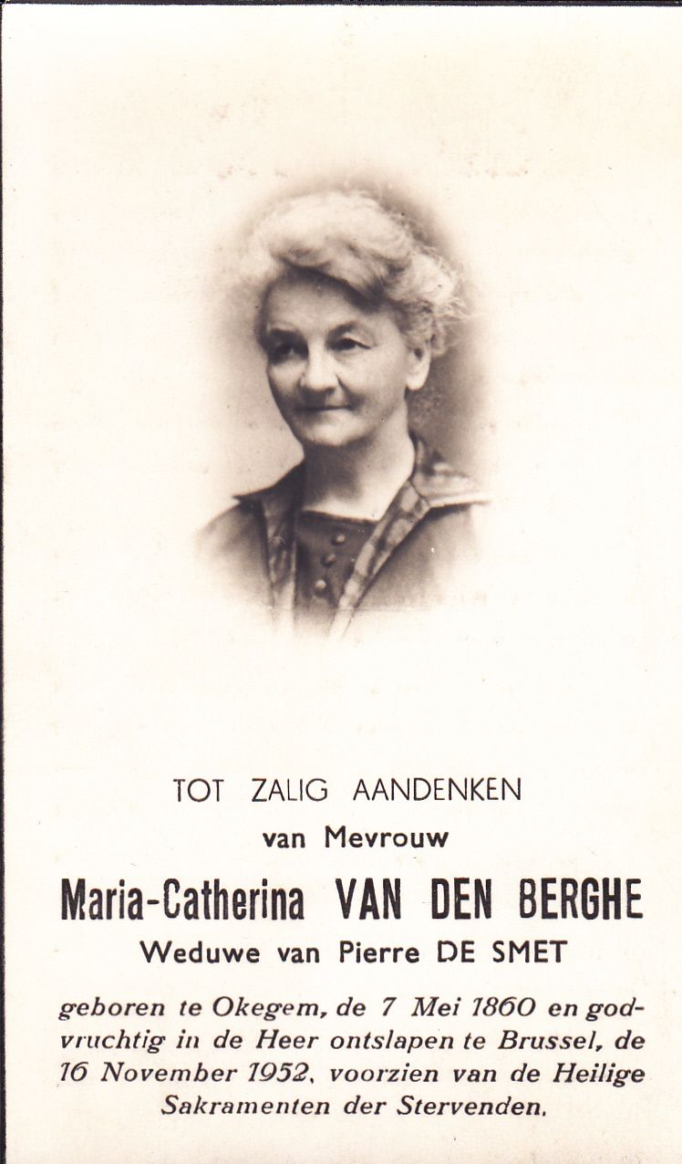 Van den Berghe Maria Catherina 