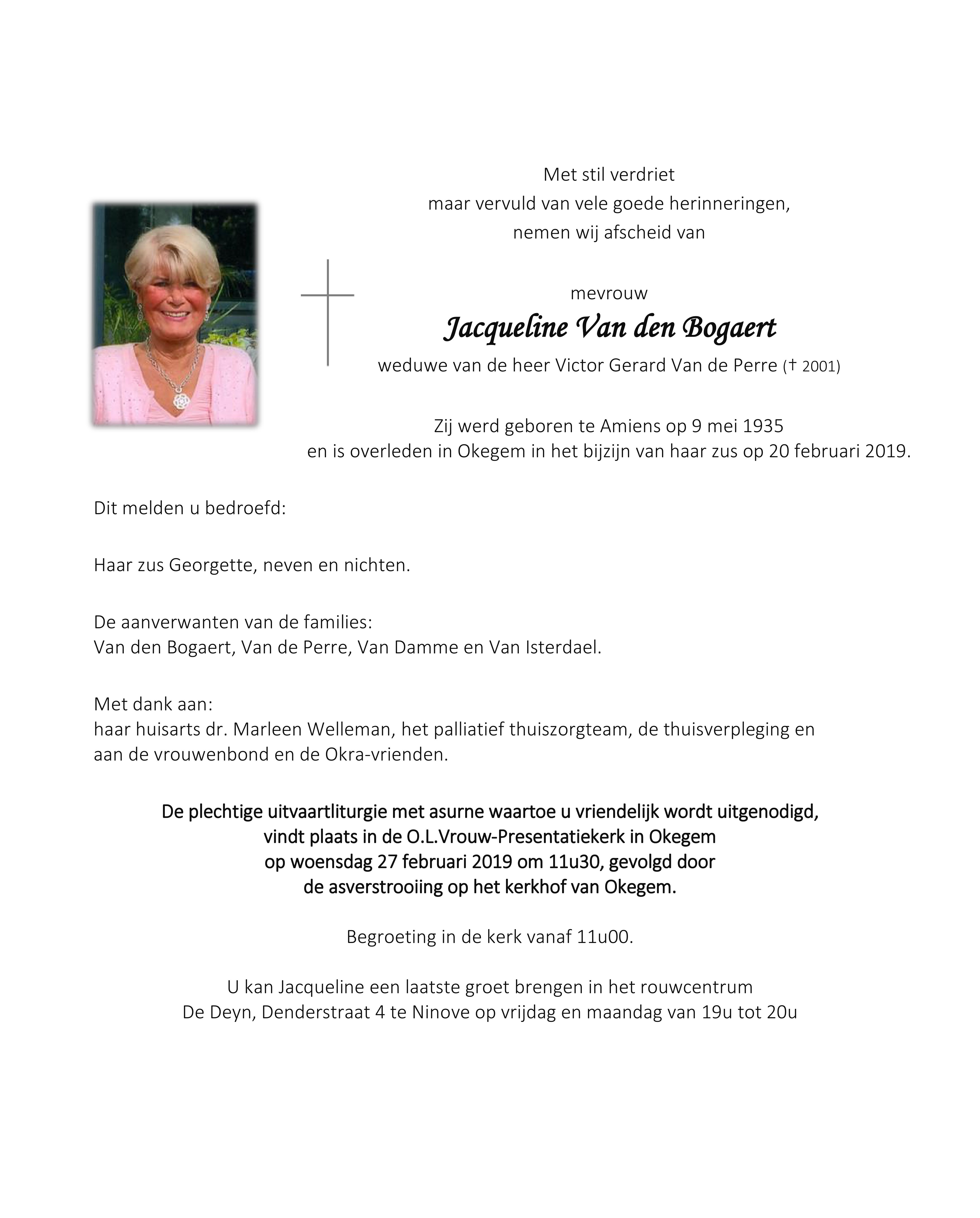 Van den Bogaert Jacqueline 