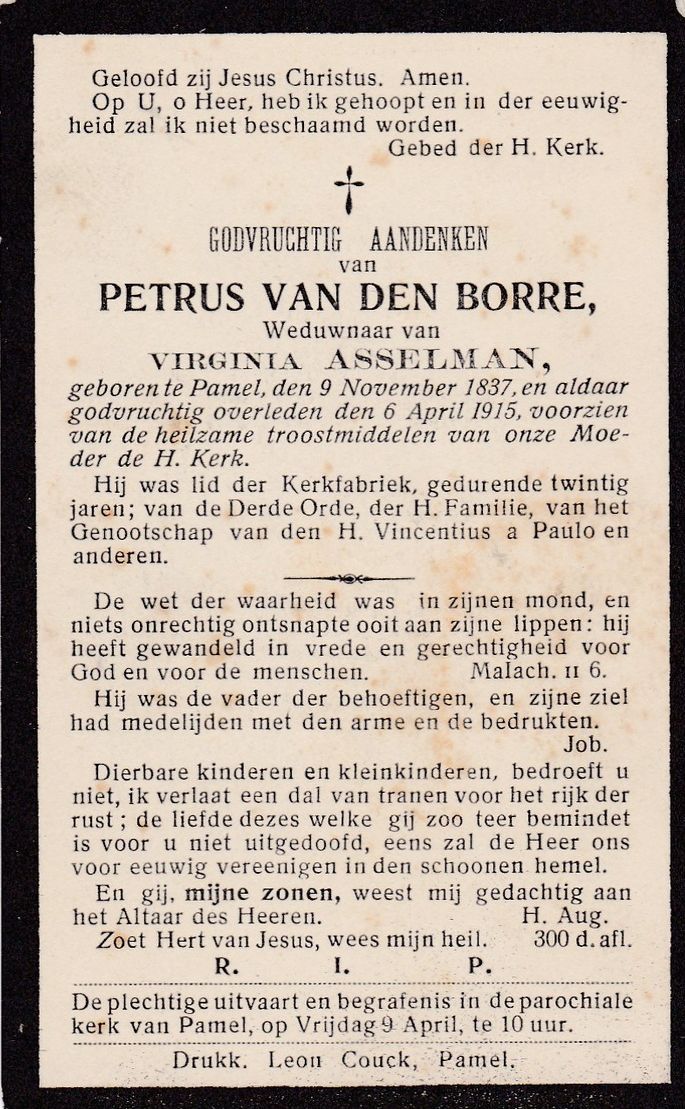 Van den Borre Petrus