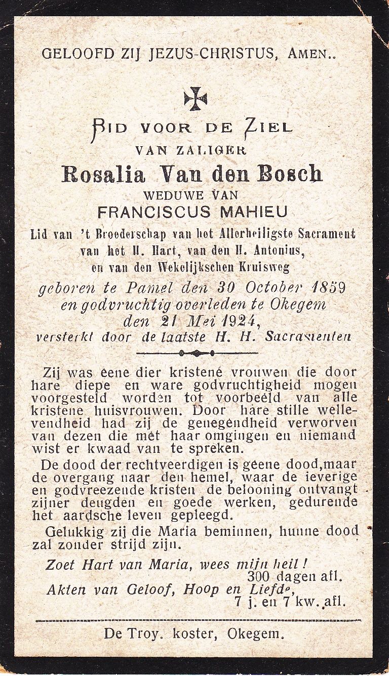 Van den Bosch Rosalia