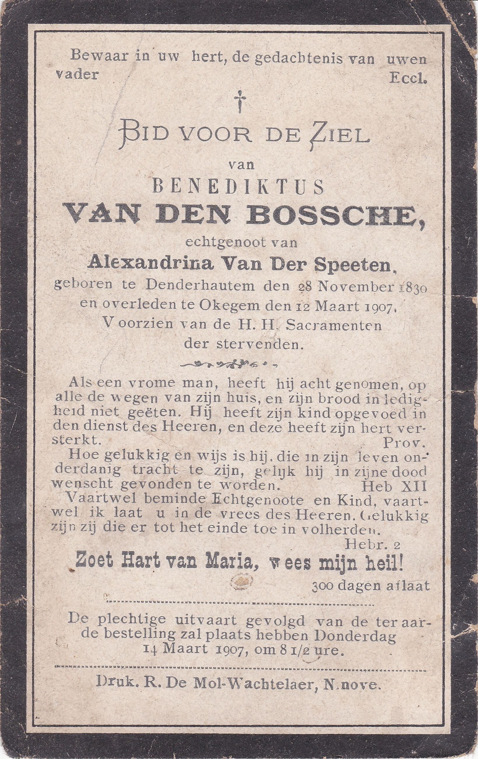 Van den Bossche Benediktus