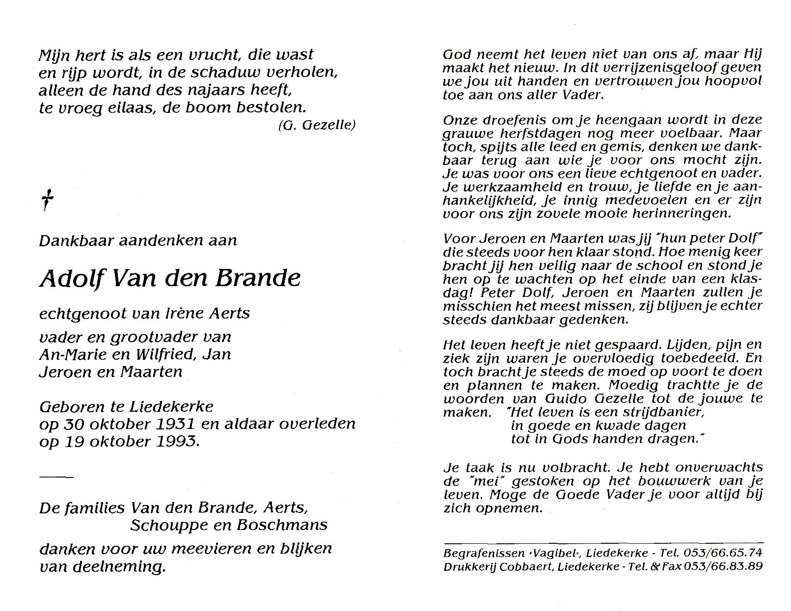 Van den Brande Adolf