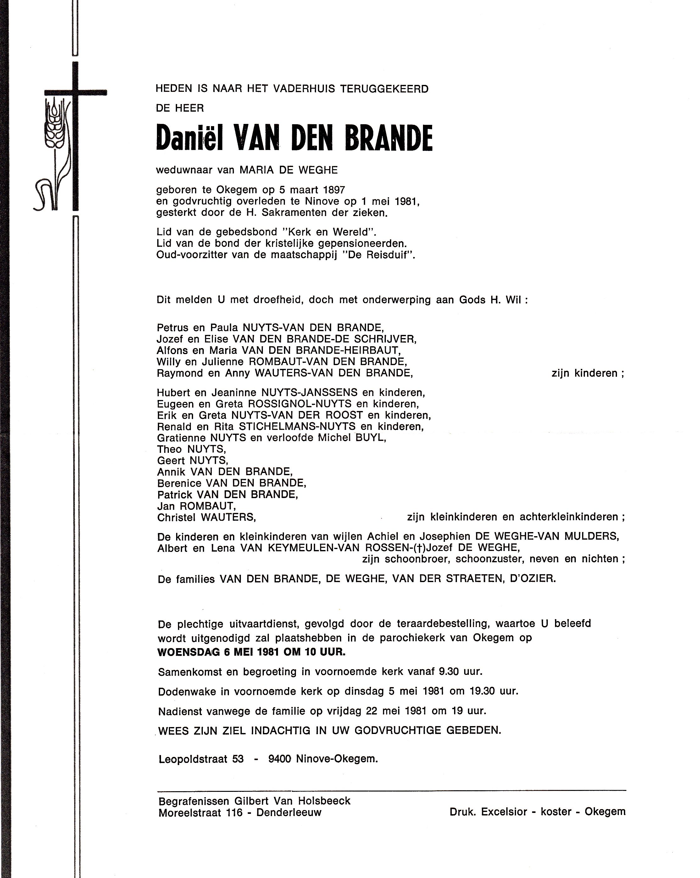 Van den Brande Daniël  