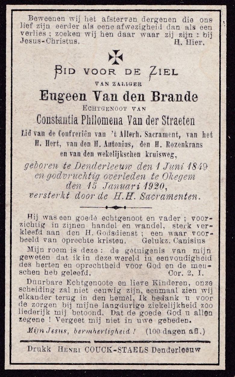 Van den Brande Eugeen