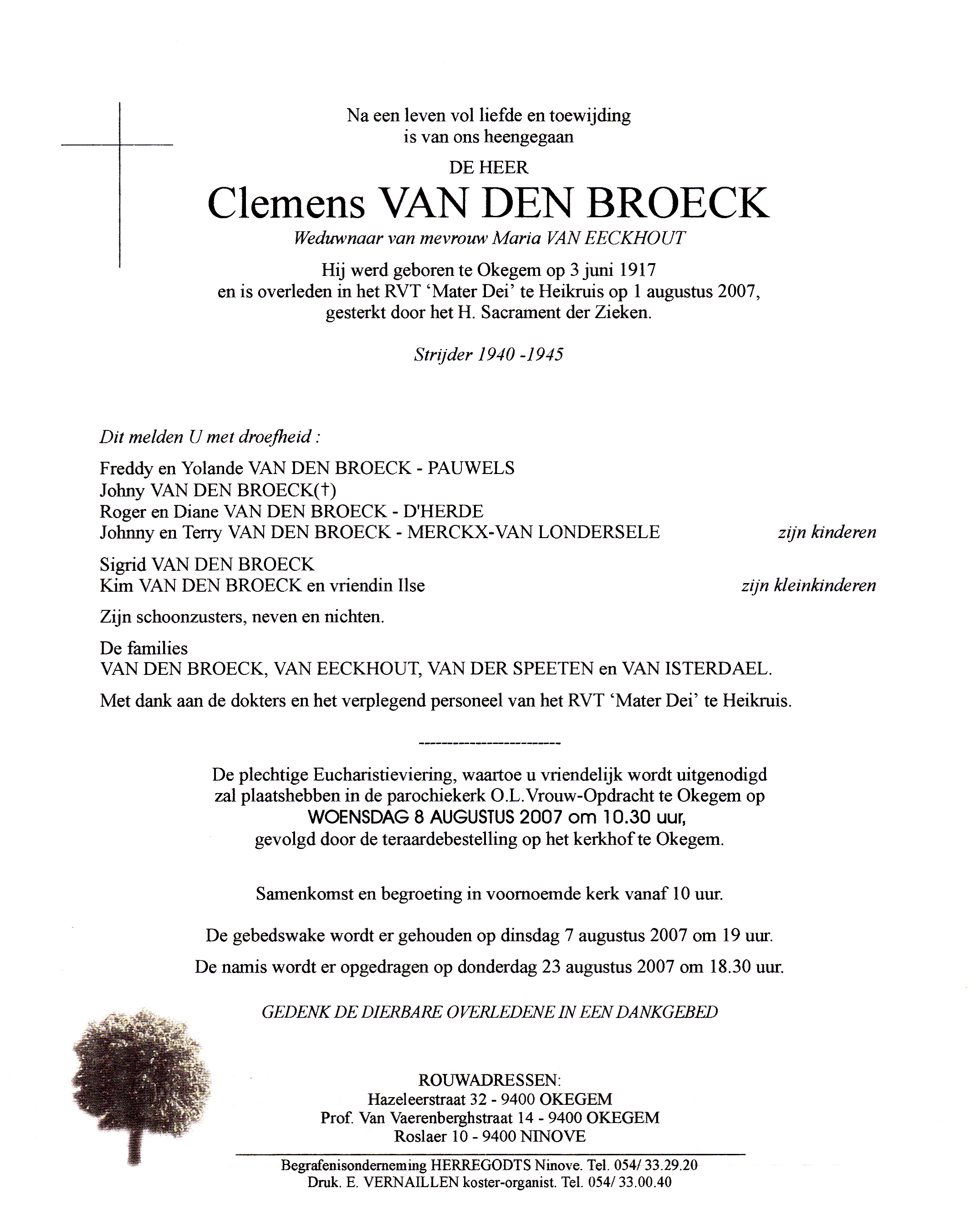 Van den Broeck Clemens  