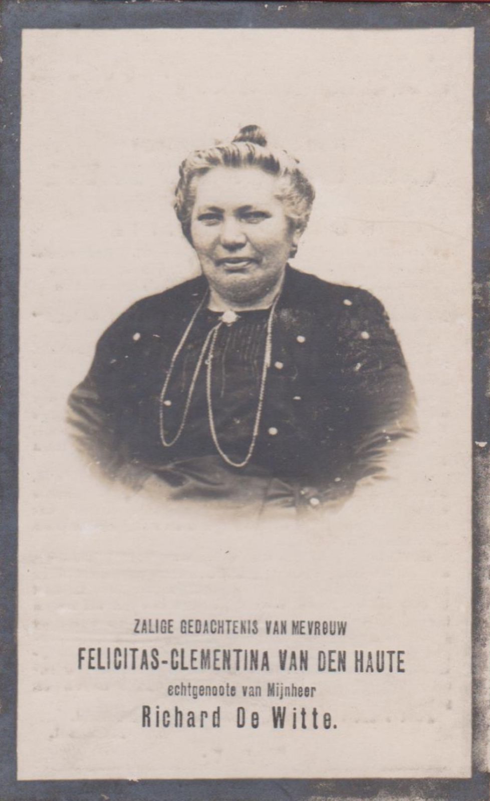 Van den Haute Feilicitas Clementina 