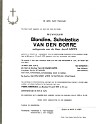 Van den Borre Blondine Scholastica