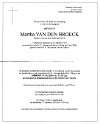 Van den Broeck Martha