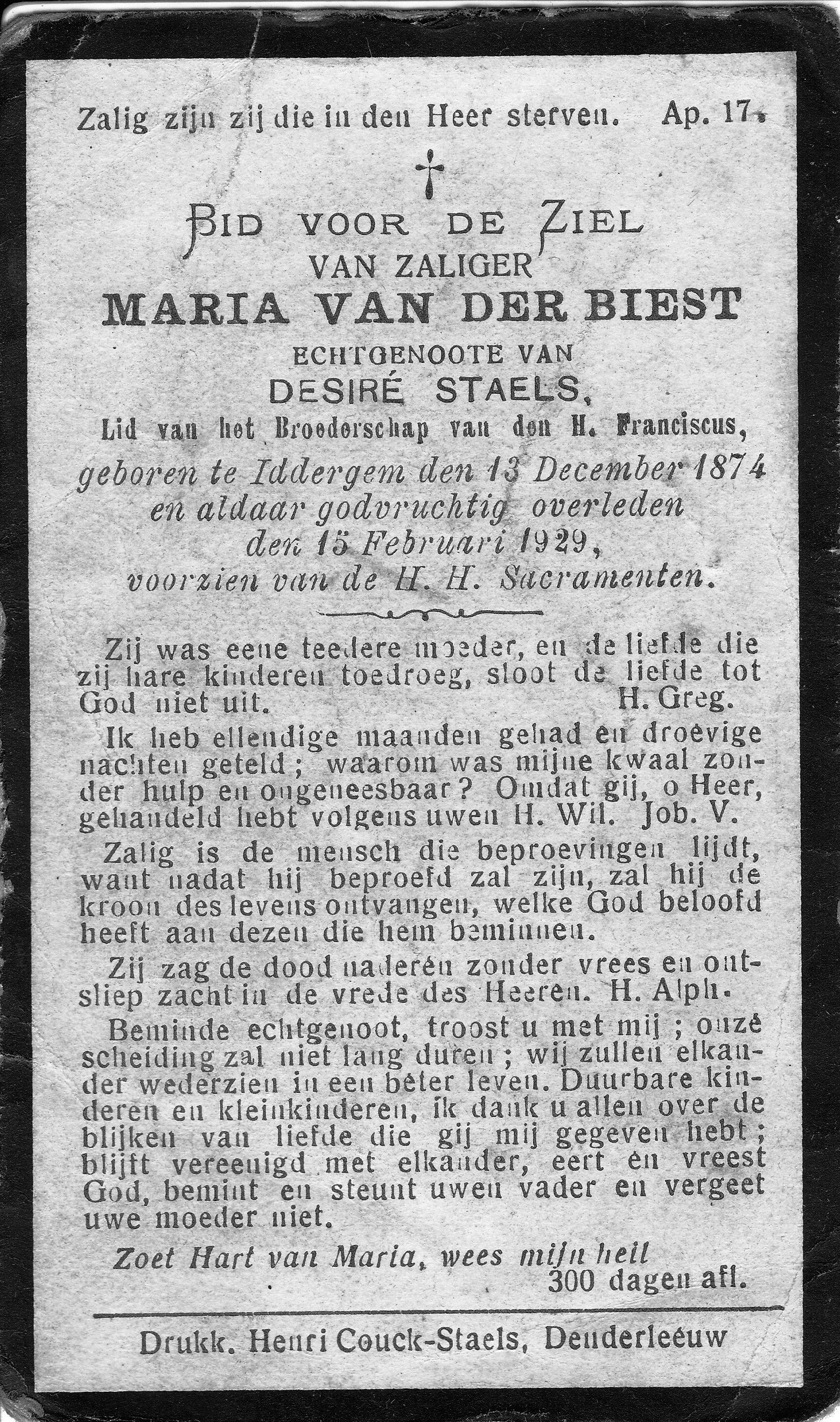 Van der Biest Maria