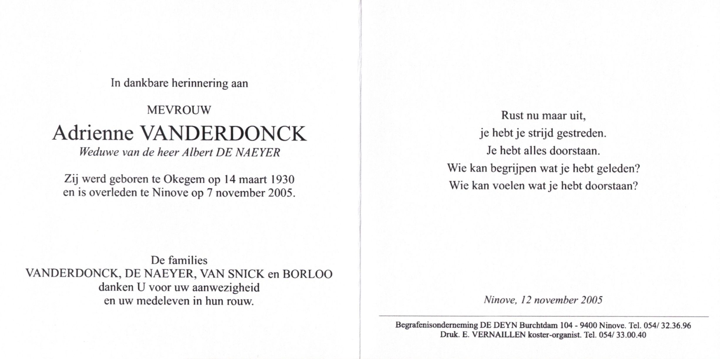 Van der Donck Adrienne