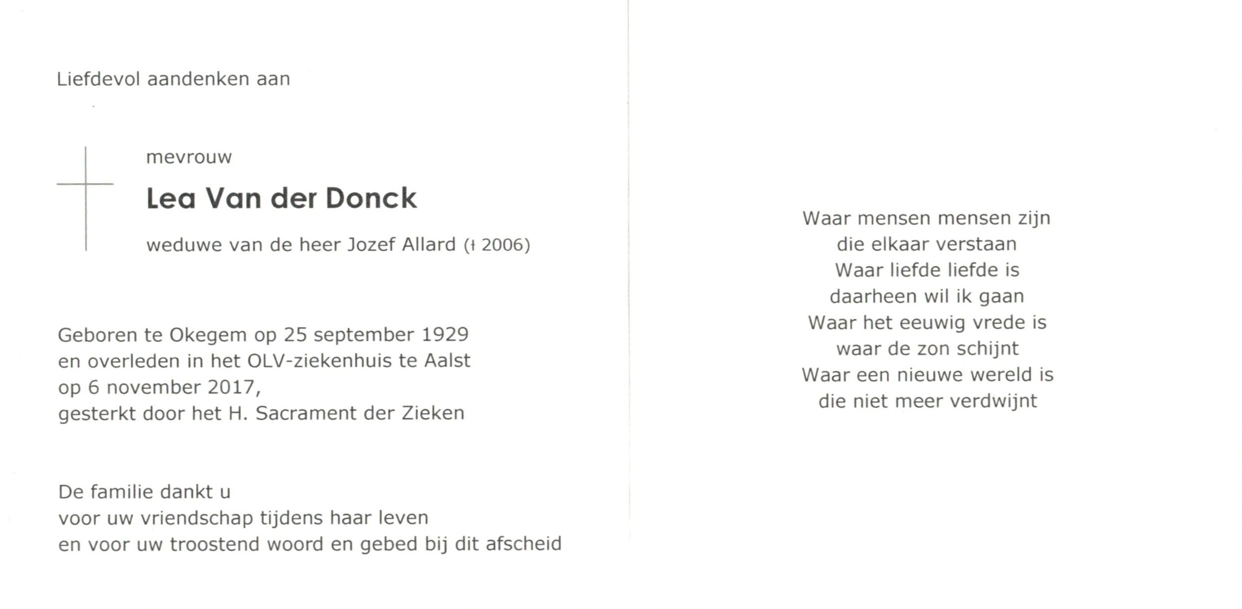 Van der Donck Lea