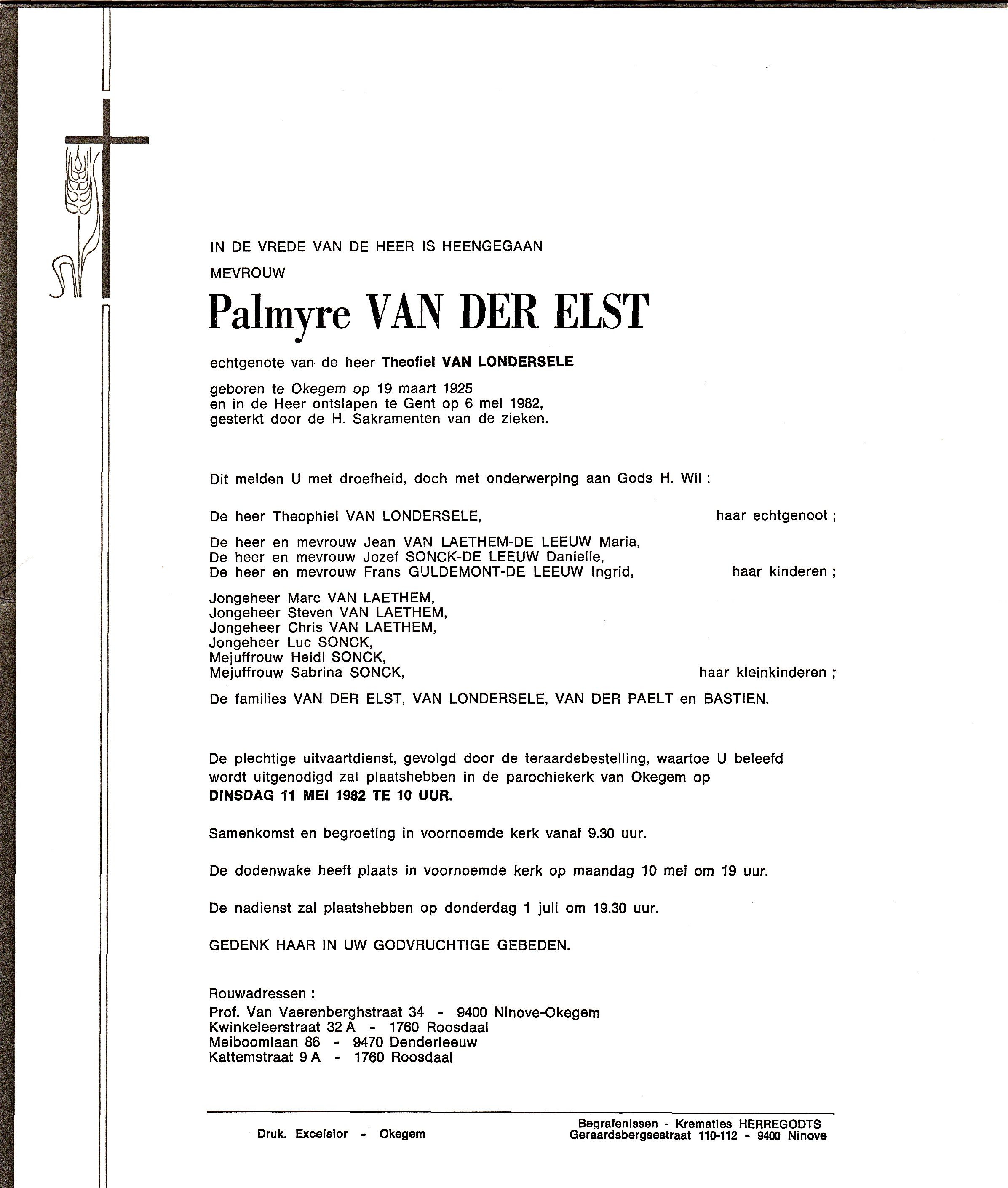 Van der Elst Palmyre  