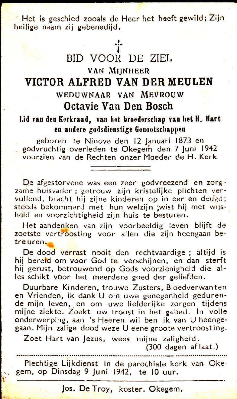 Van der Meulen Victor Alfred