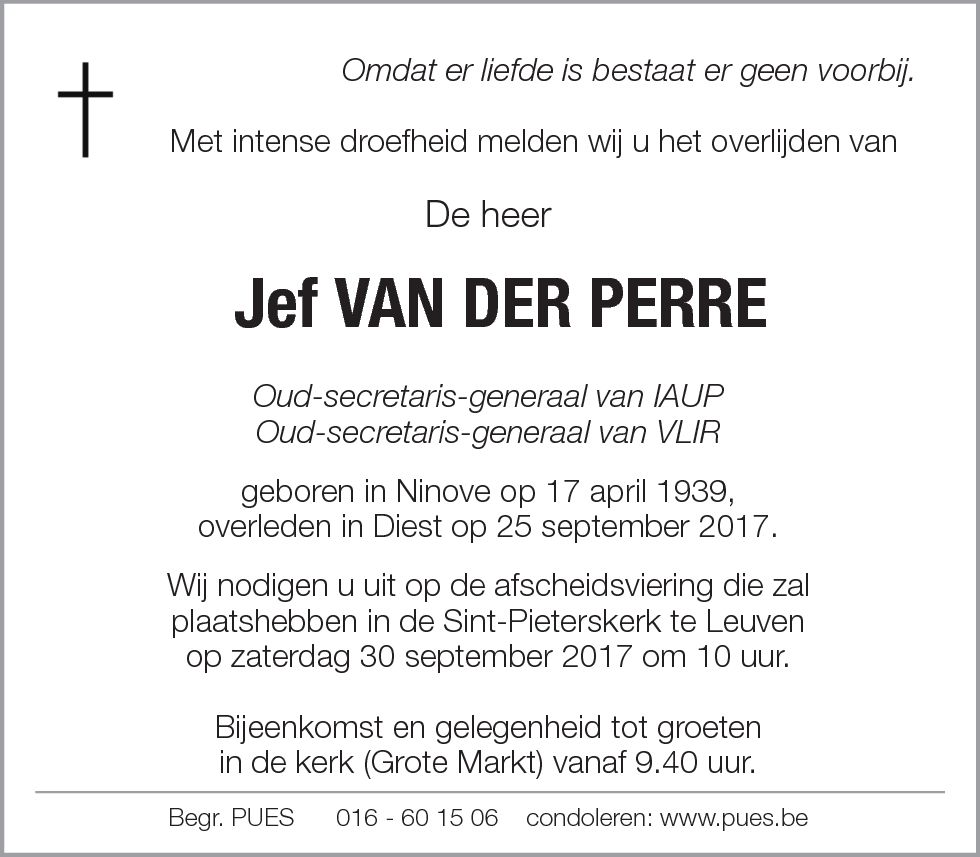 Van der Perre Jef   