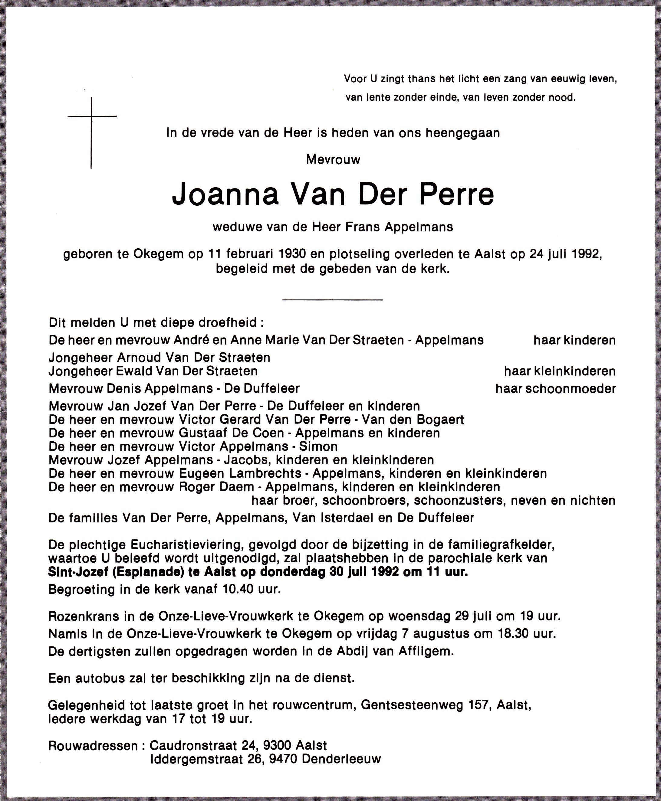 Van der Perre Joanna  