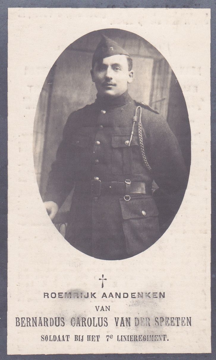 Van der Speeten Bernardus Carolus 
