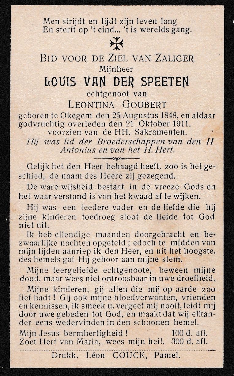 Van der Speeten Louis