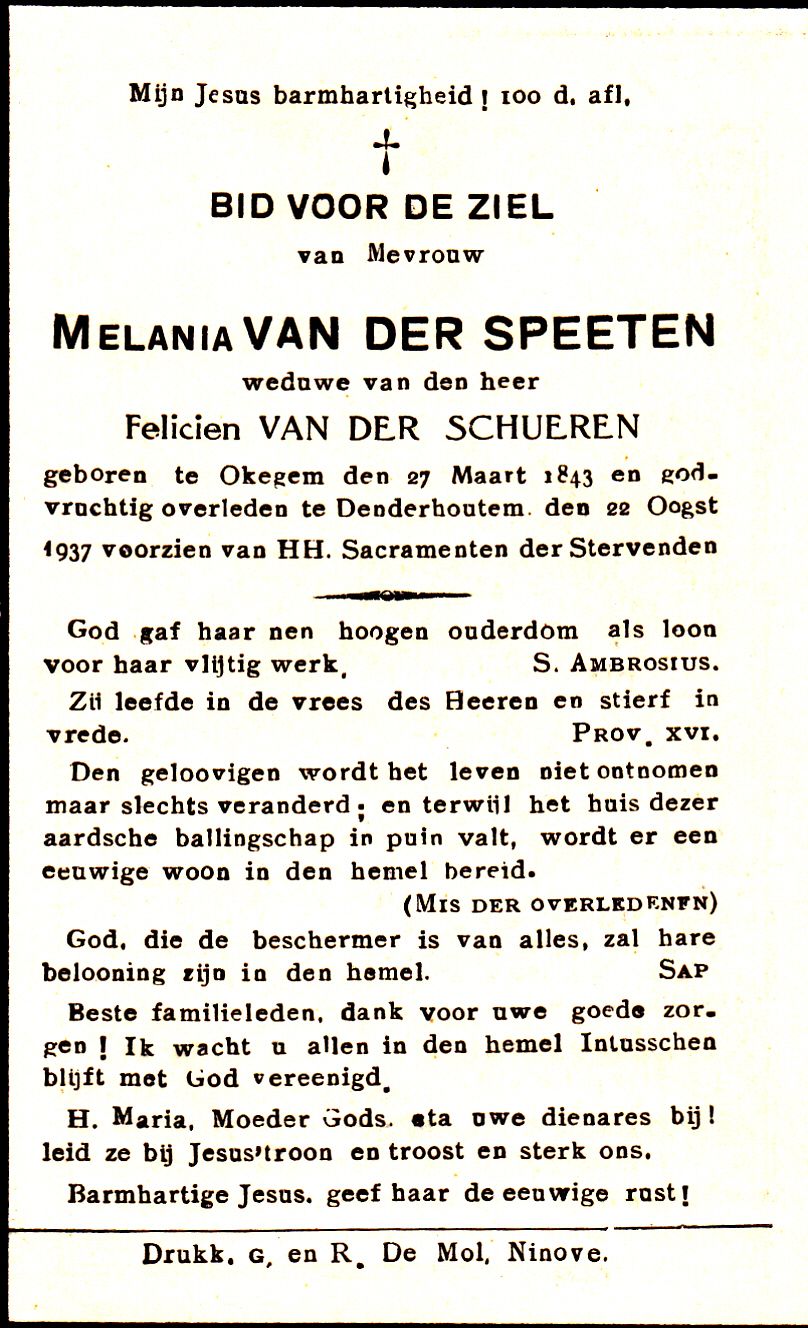 Van der Speeten Melania