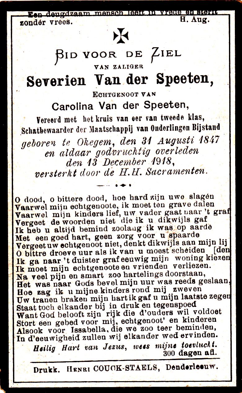 Van der Speeten Severien