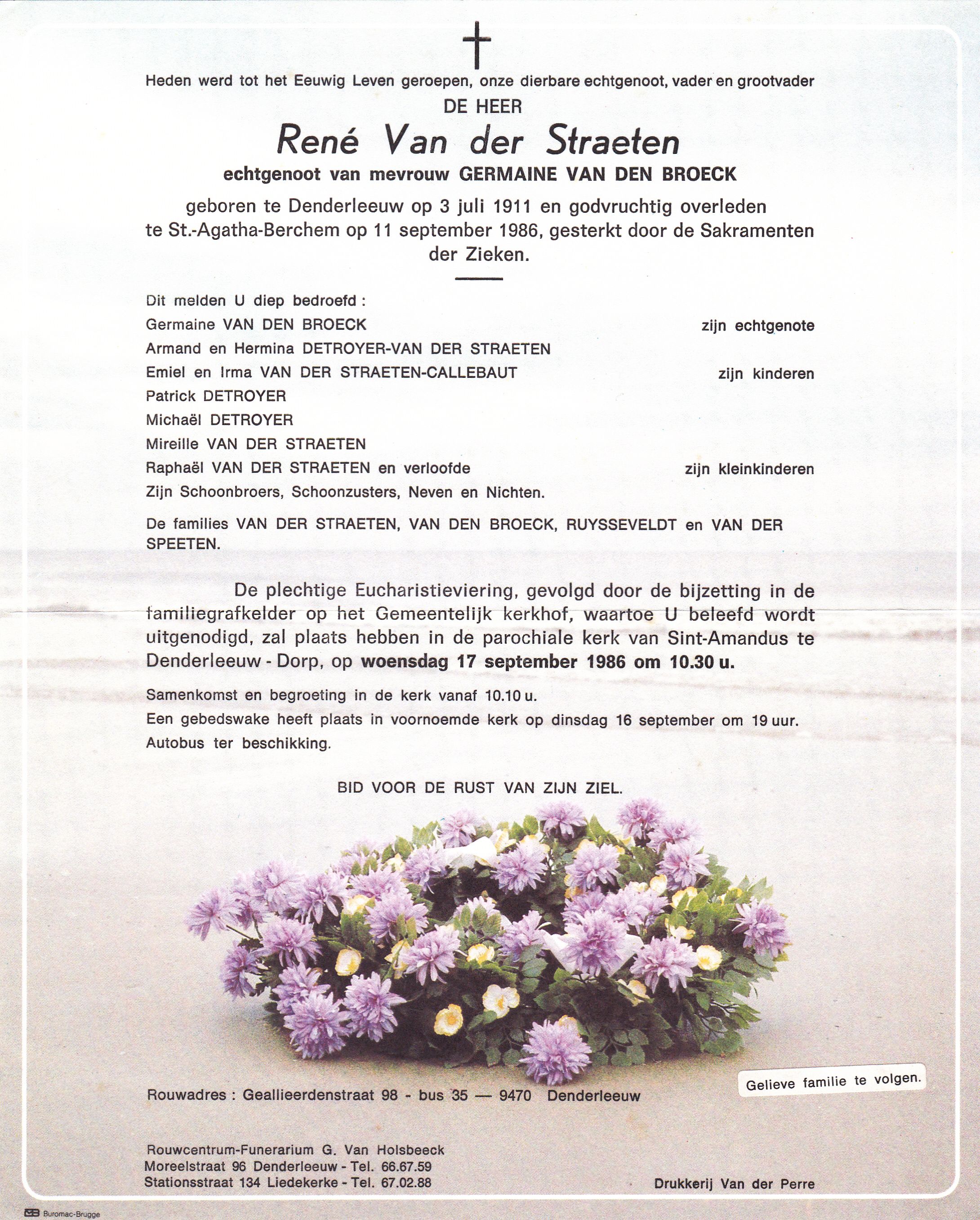 Van der Straeten René  