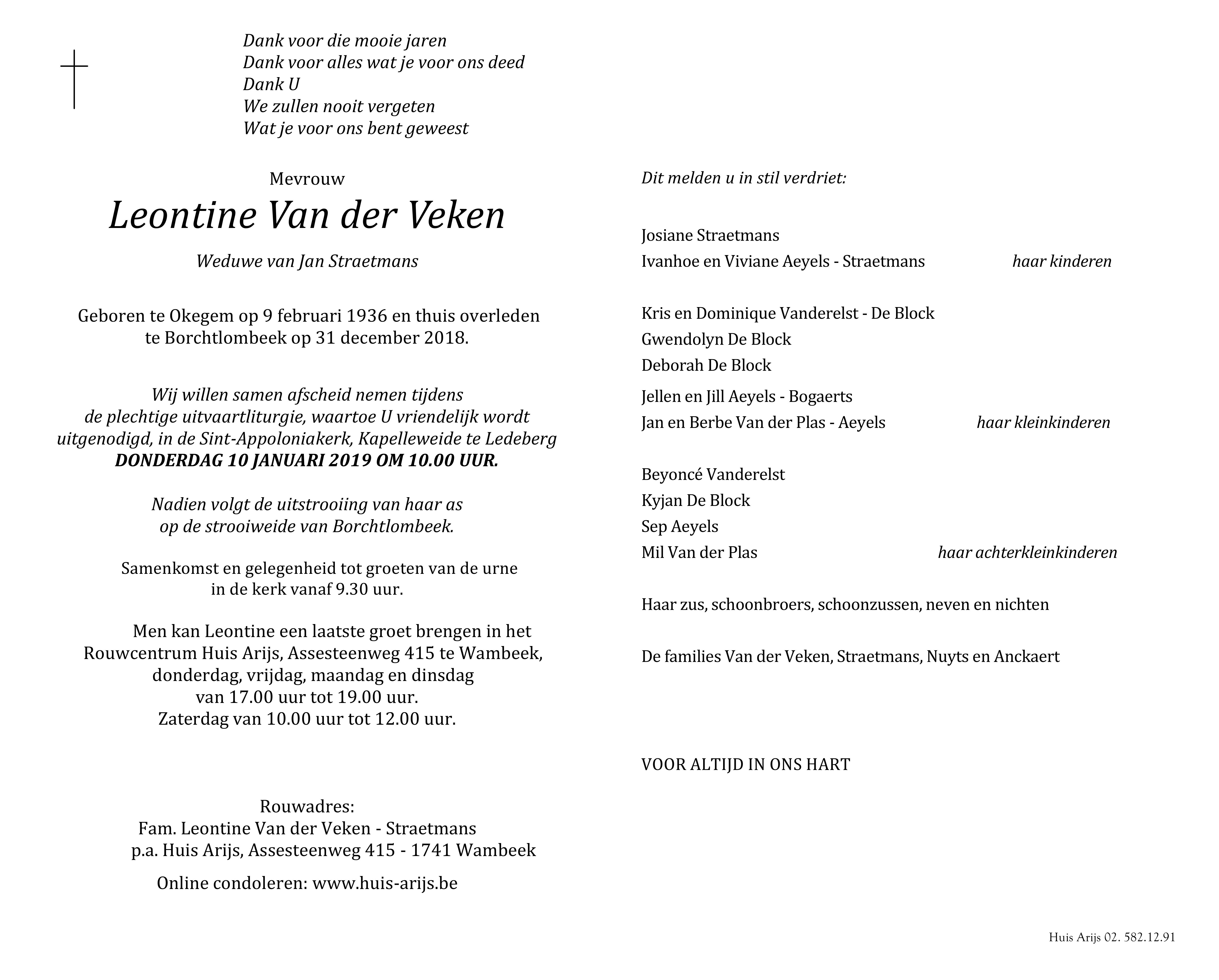 Van der Veken Leontine