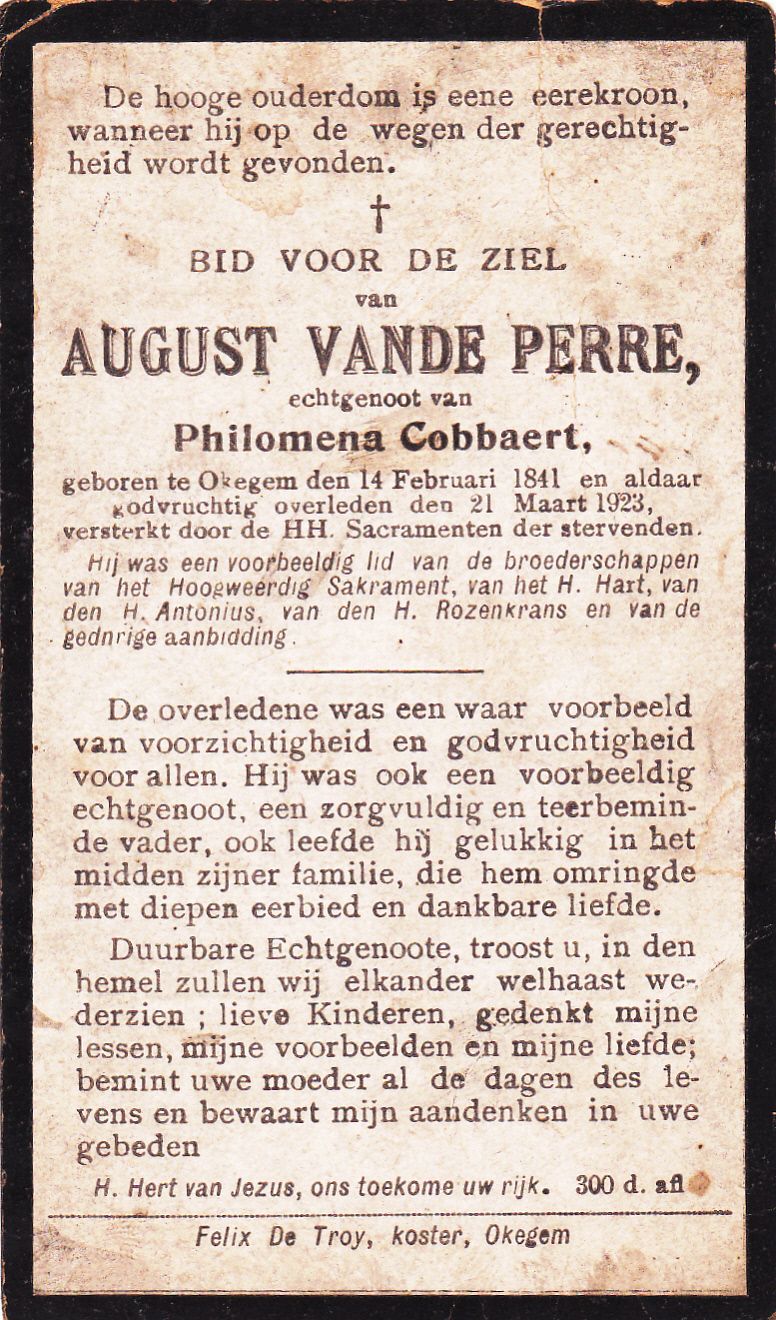 Vande Perre August