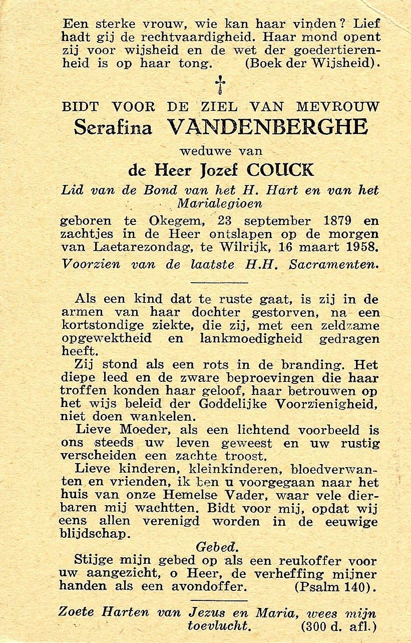 Vandenberghe Serafina