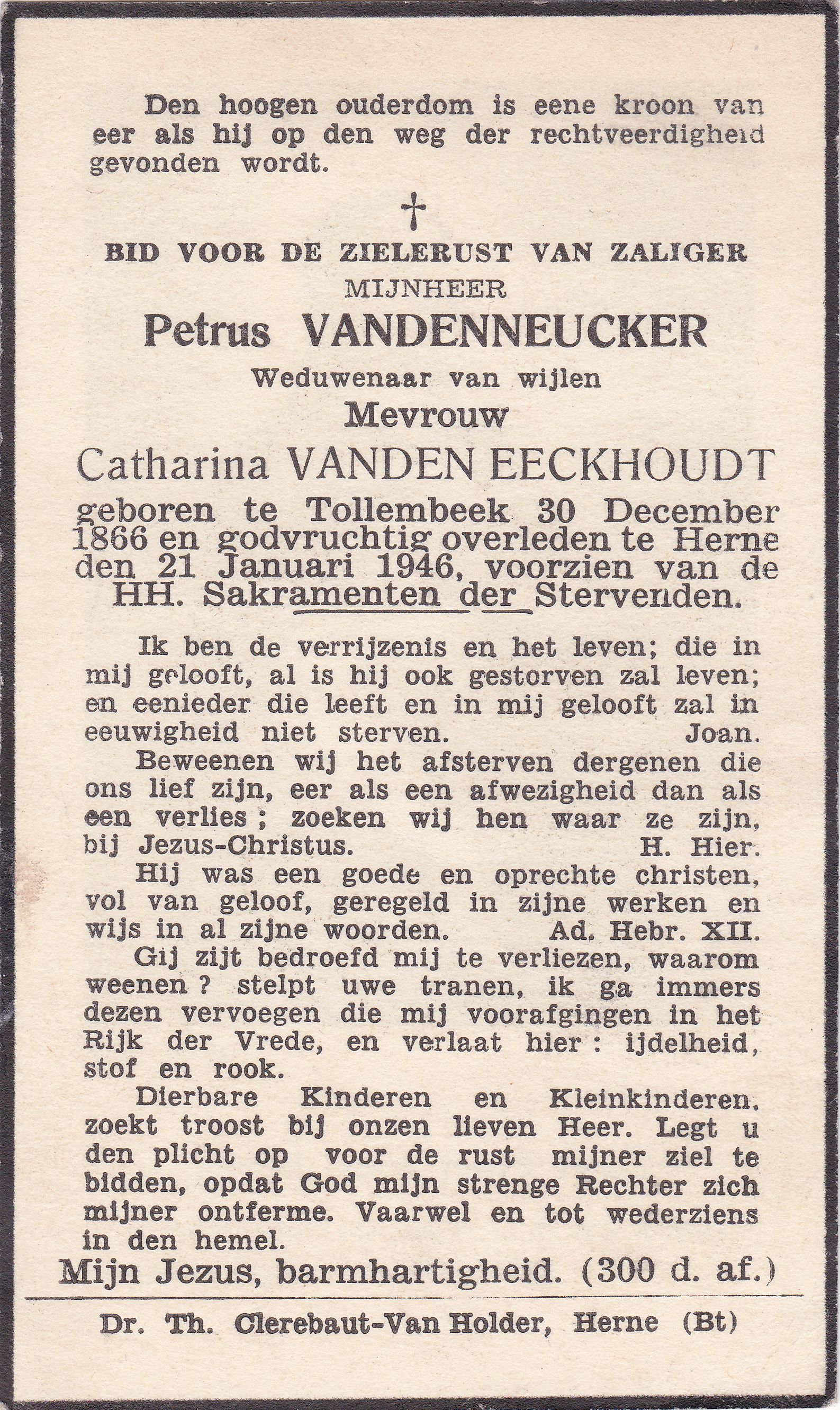 Vandenneucker Petrus