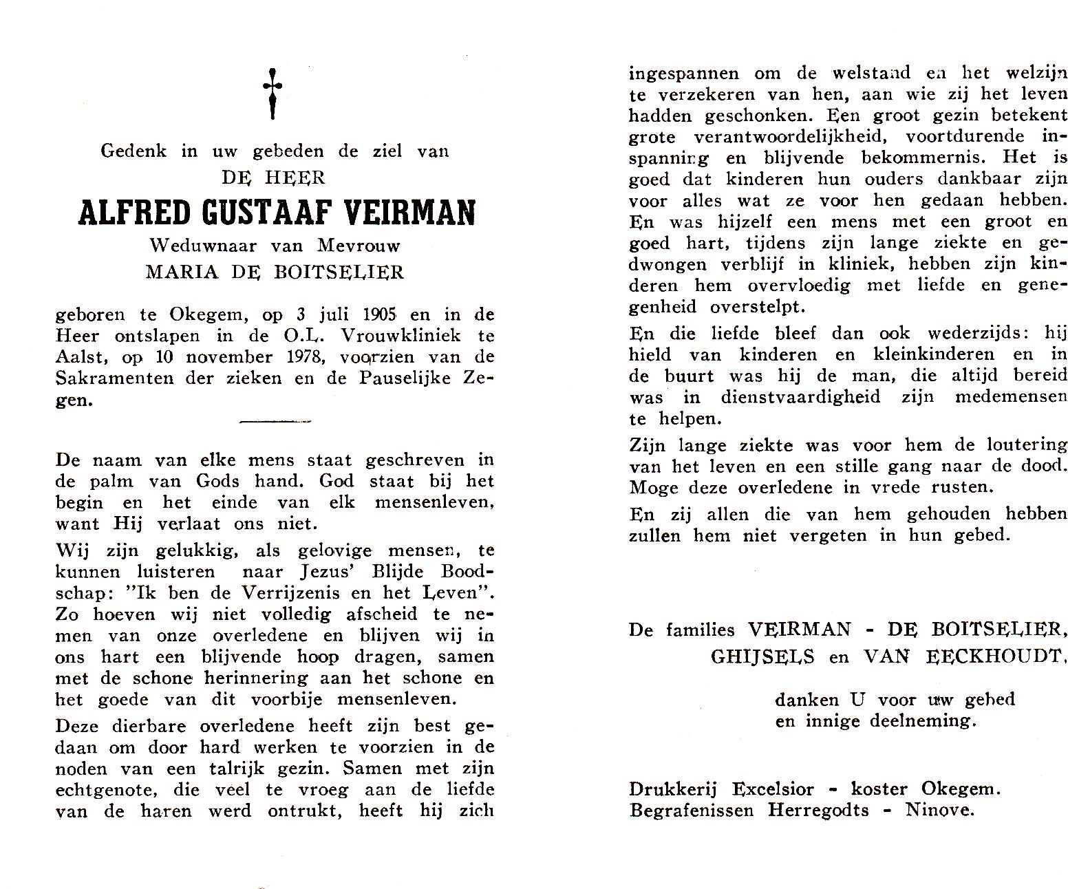 Veirman Alfred Gustaaf