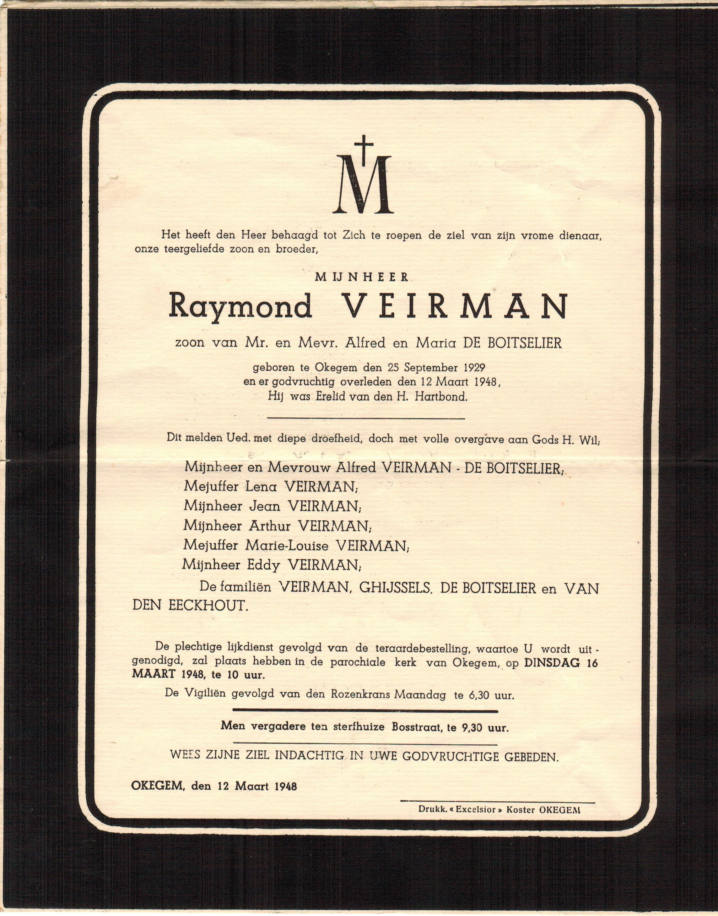 Veirman Raymond     