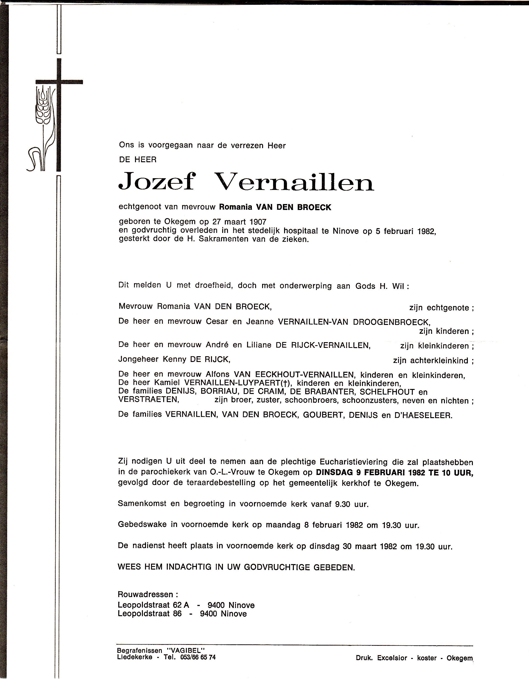 Vernaillen Jozef 