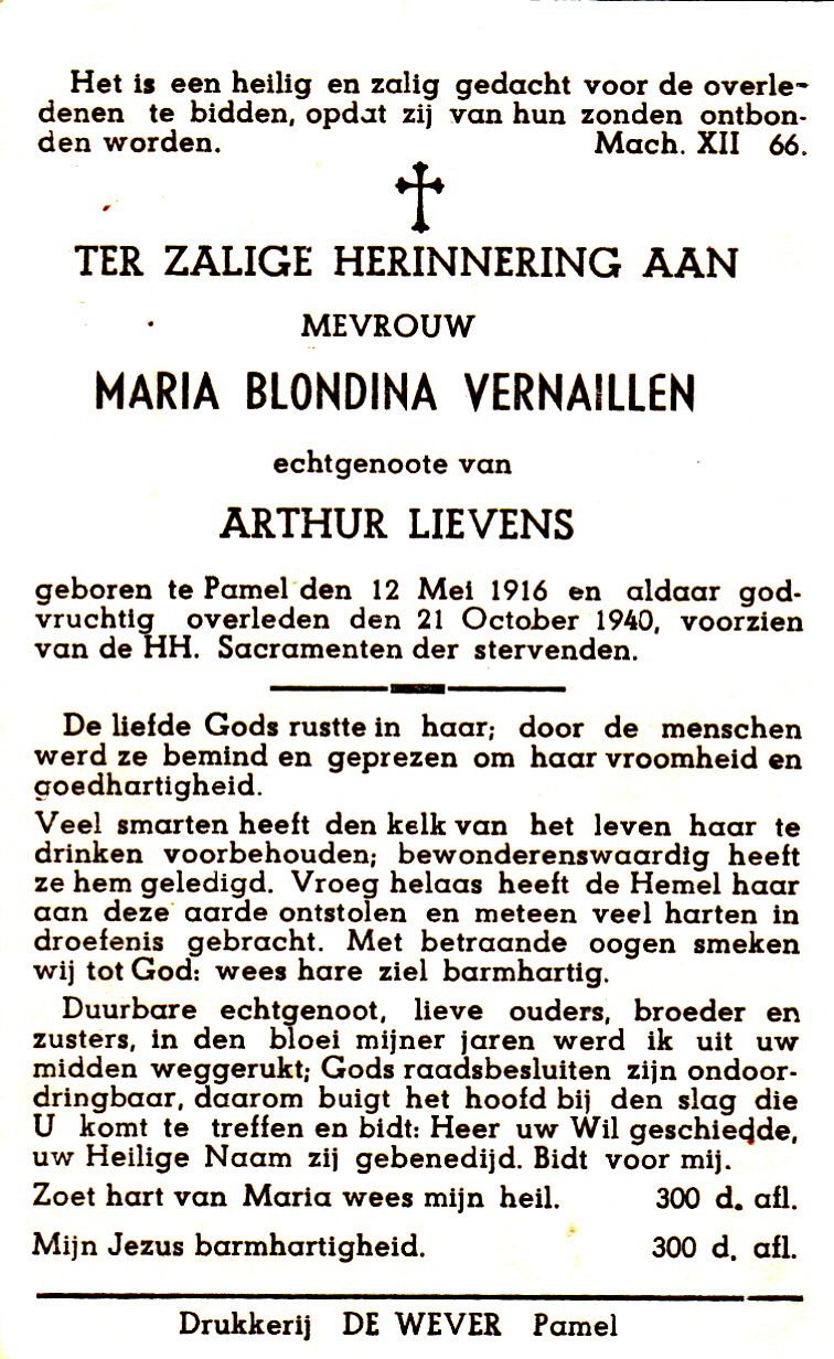 Vernaillen Maria Blondina