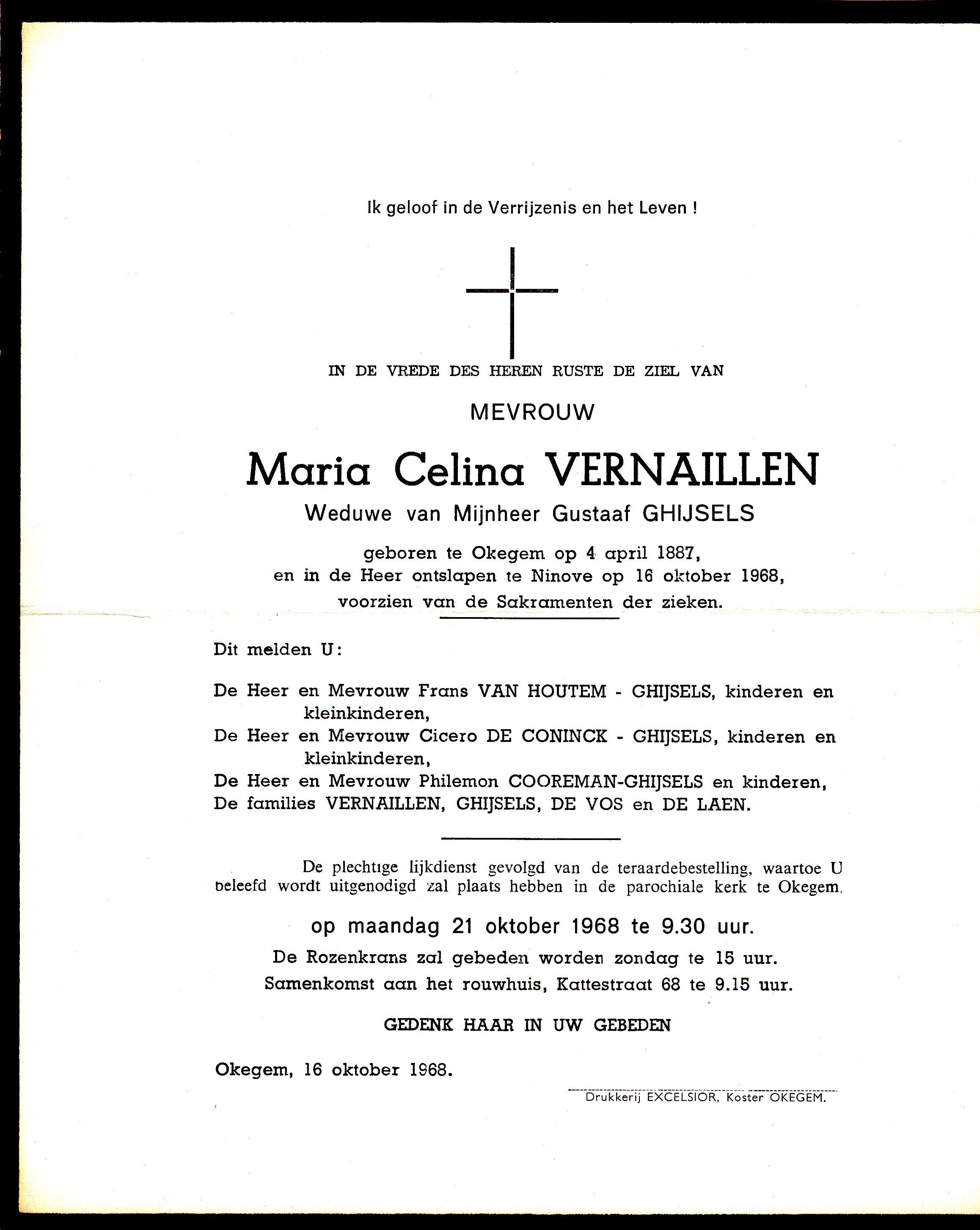 Vernaillen Maria Celina  