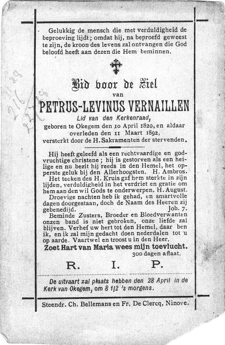 Vernaillen Petrus Levinus