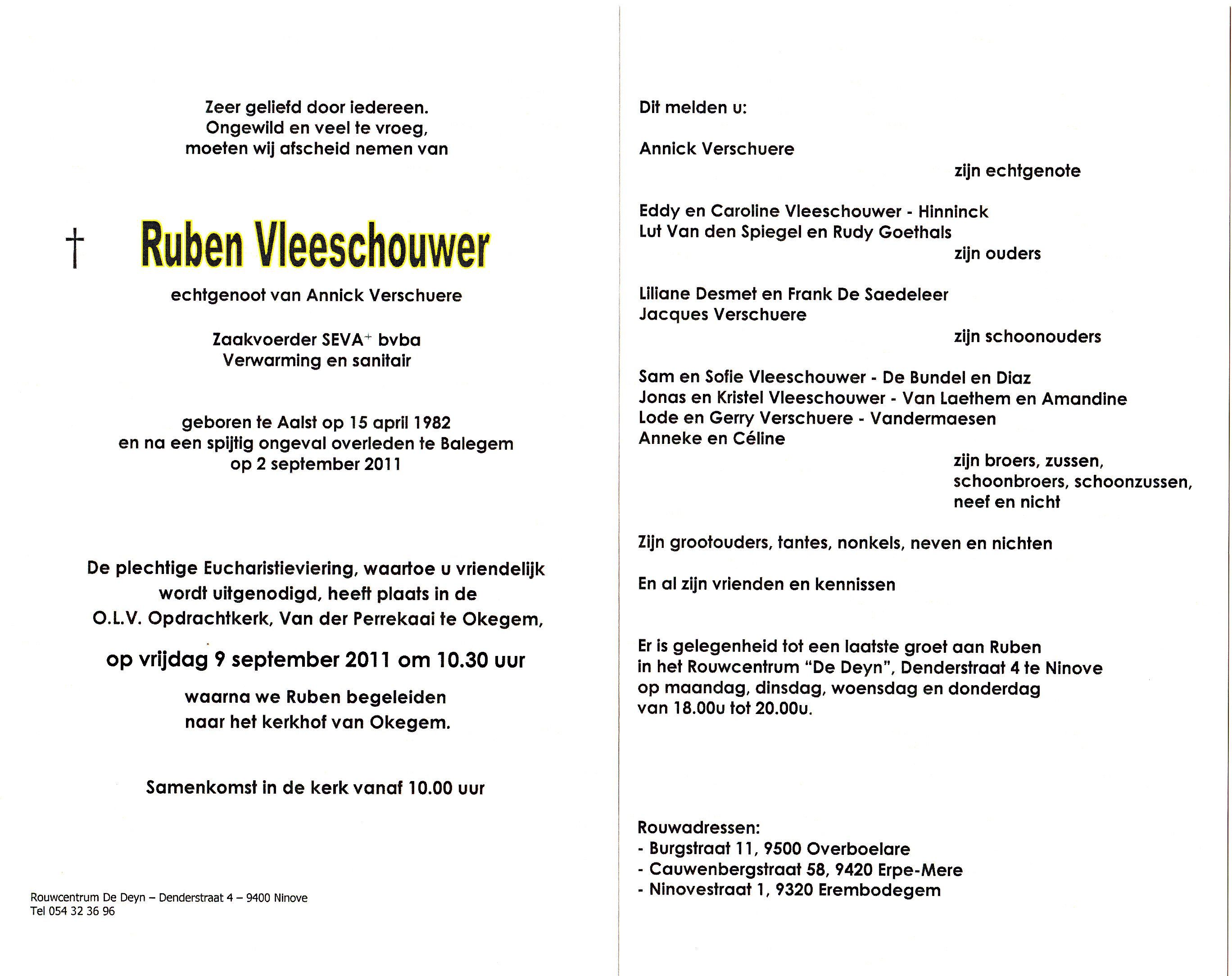 Vleeschouwer Ruben  