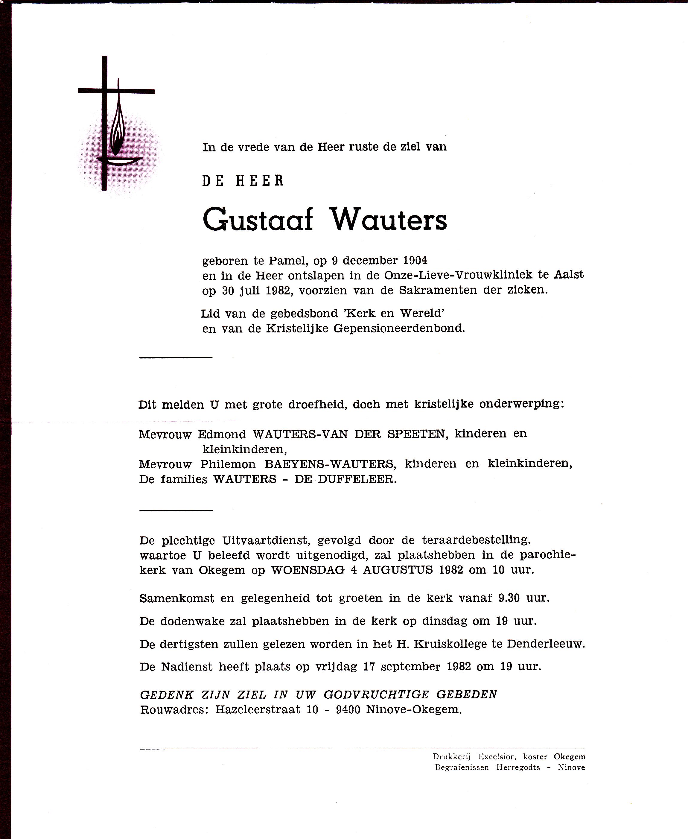 Wauters Gustaaf  