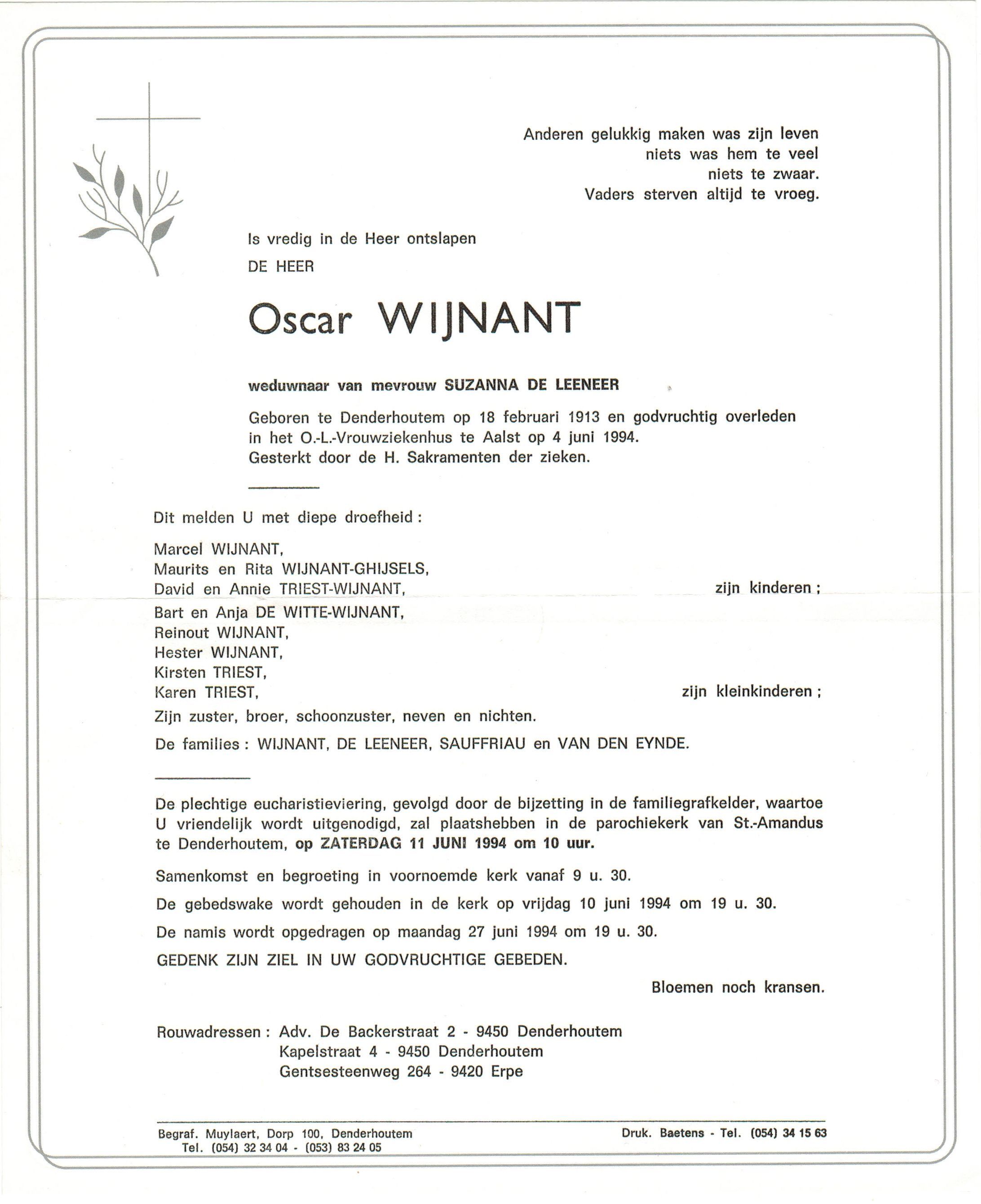 Wijnant Oscar