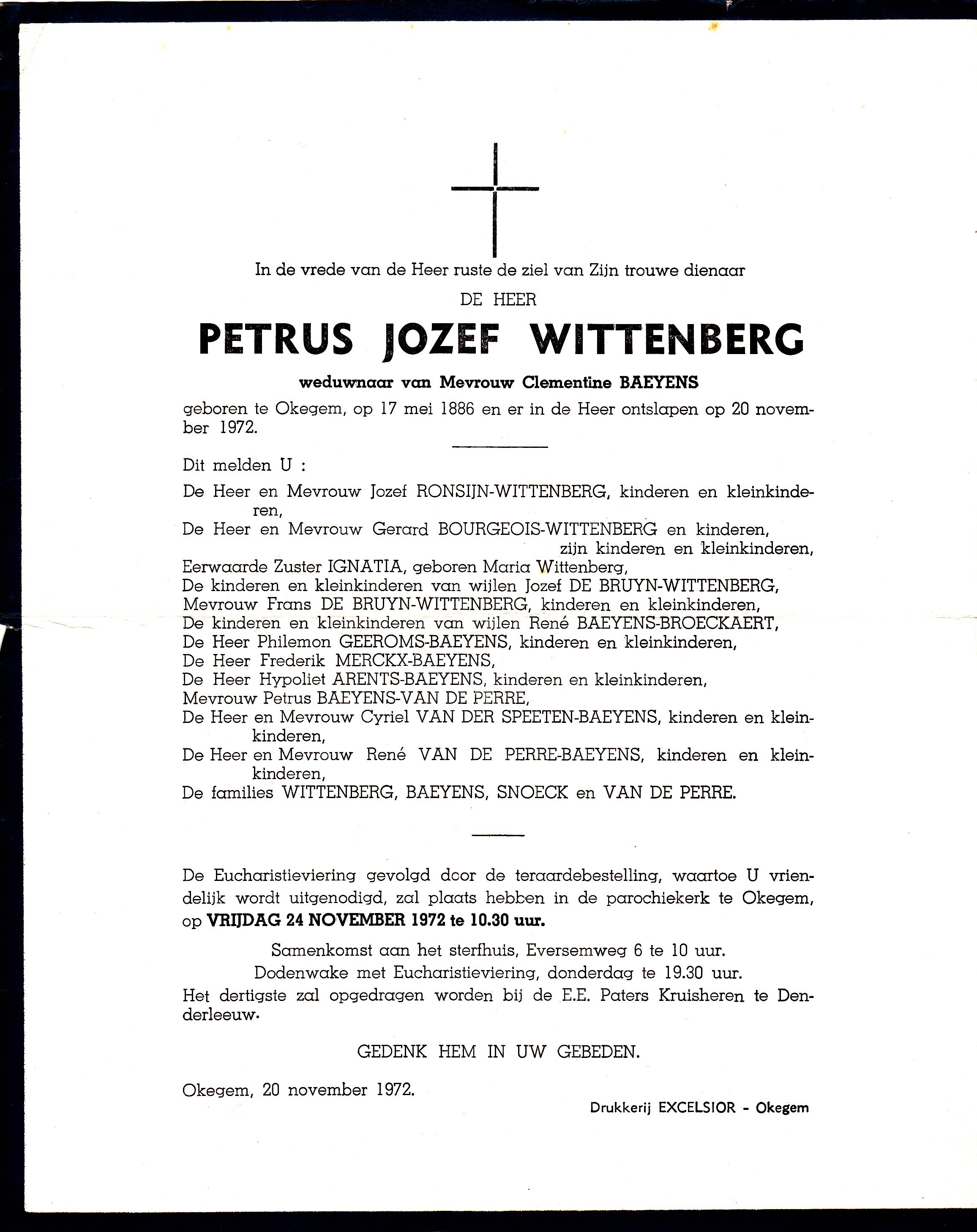 Wittenberg Petrus Jozef  