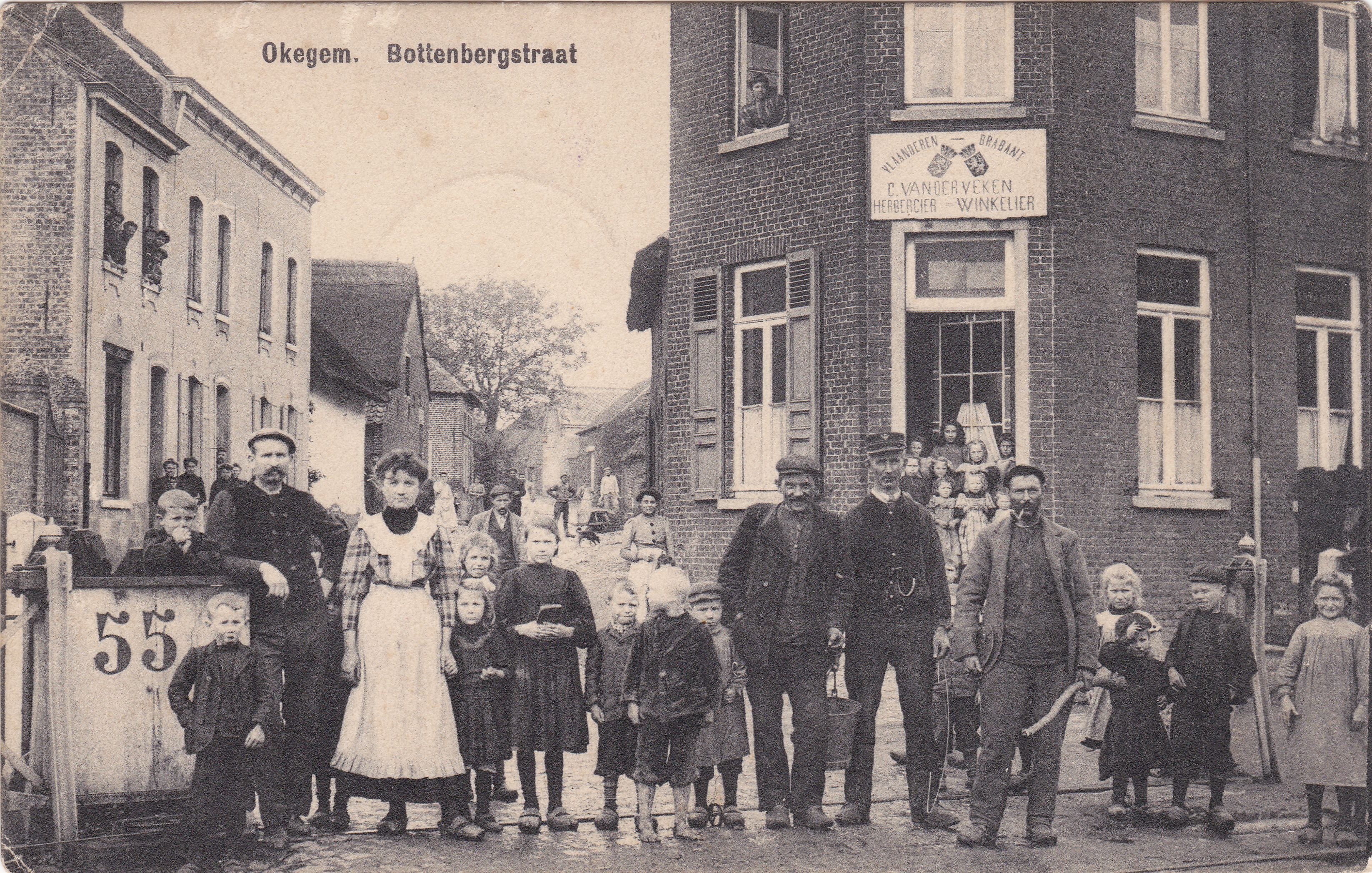 Ca 1910   Okegem   Rattenberg   Photo Malfroid Anderlecht   Uitg J B Vanvarenberg